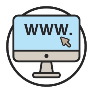 Website address icon. 