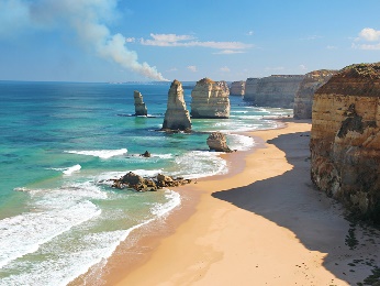 An Australian coastline.