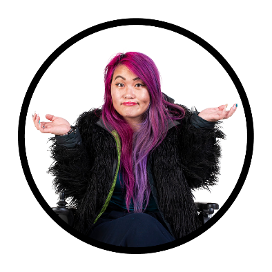 A person who looks confused.