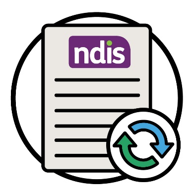 An NDIS document and a change icon.