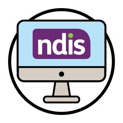 A computer screen with the NDIS logo on it.