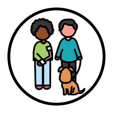 2 people with disability.