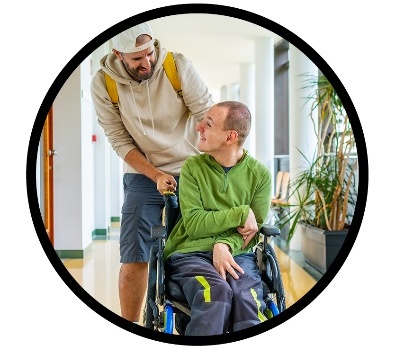 A person supporting a participant. 