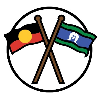 The Aboriginal and Torres Strait Islander flags.