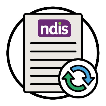 An NDIS document and a change icon.
