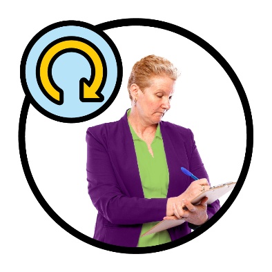 A change icon next to an NDIA worker.