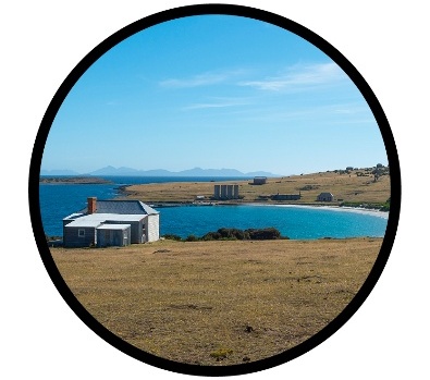 A house in a place far away from cities and towns.