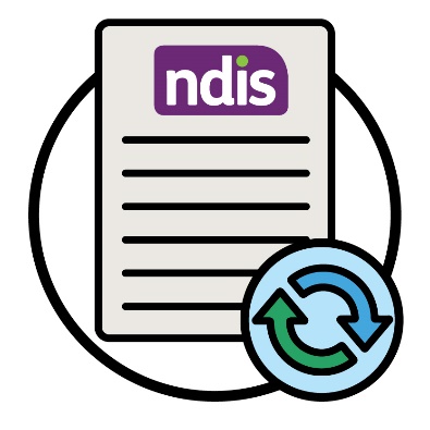 An NDIS document next to a change icon.
