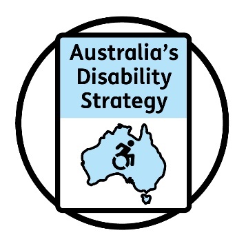 Australia's Disability Strategy icon.