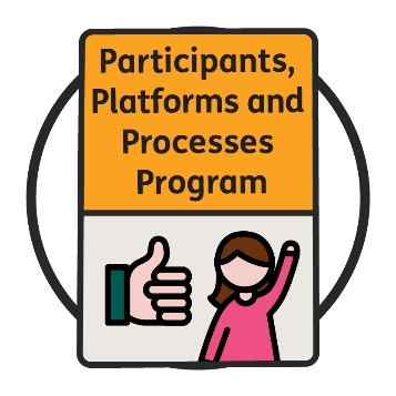 A program icon showing the Participants, Platforms and Processes program.