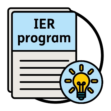 A program document with an ideas icon next to it.