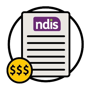 NDIS document icon with a dollar sign.