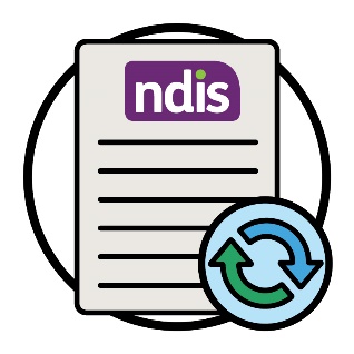 An NDIS document and a change icon.