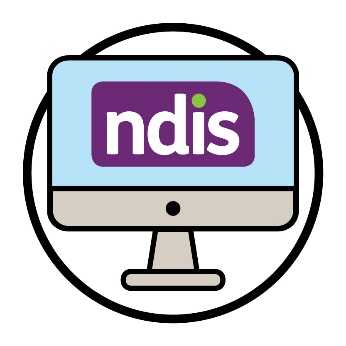 A computer showing the NDIS website.