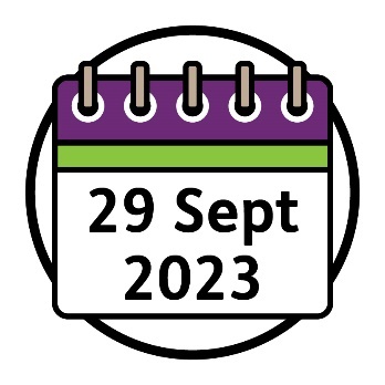 A calendar that reads '29 September 2023'.