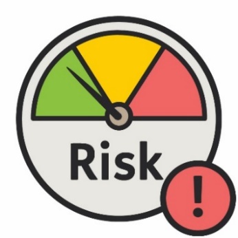 A risk icon. 