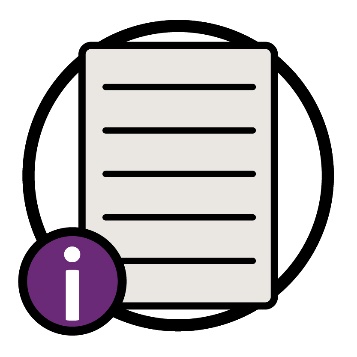 A document with an information icon.