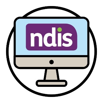 A computer showing the NDIS logo.