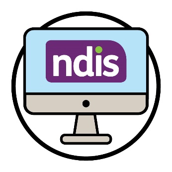 A computer showing the NDIS website.