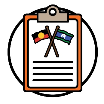 A document showing the Aboriginal flag and the Torres Strait Islander flag.