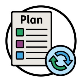 An NDIS Plan with a change icon next to it.