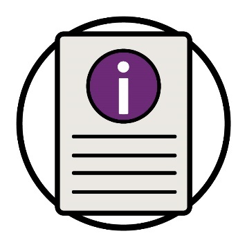 A document with an information icon.