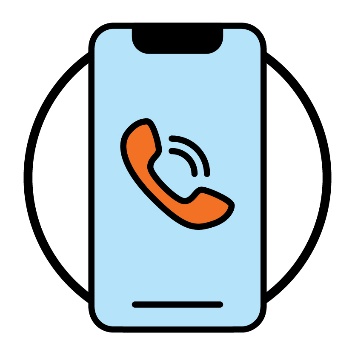 A phone icon.